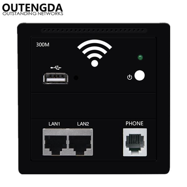 300m eu-standard 86 type panel in wall wireless access point with dual lan rj45 usb and rj11 phone ports wifi l inn router
300m eu-standard 86 type panel in wall wireless access point with dual lan rj45 usb and rj11 phone ports wifi l inn router