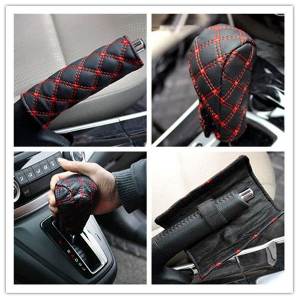 car interior decoration hand brake cover set automatic manual transmission handle cover gear shift knob set
car interior decoration hand brake cover set automatic manual transmission handle cover gear shift knob set