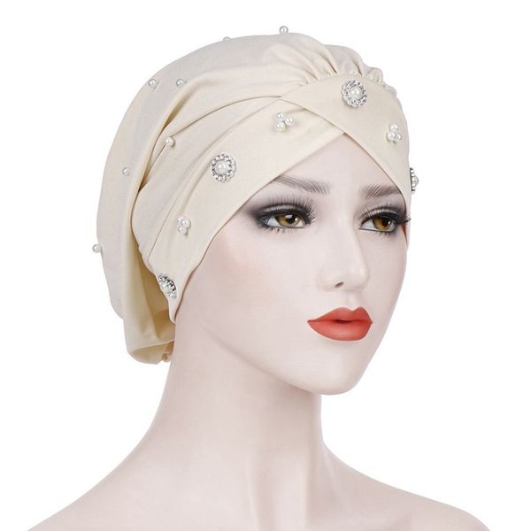 forehead crossing fold small daisy nail pearl scarf nightcap muslim cap hijab caps turban headscarf, Red
forehead crossing fold small daisy nail pearl scarf nightcap muslim cap hijab caps turban headscarf, Red