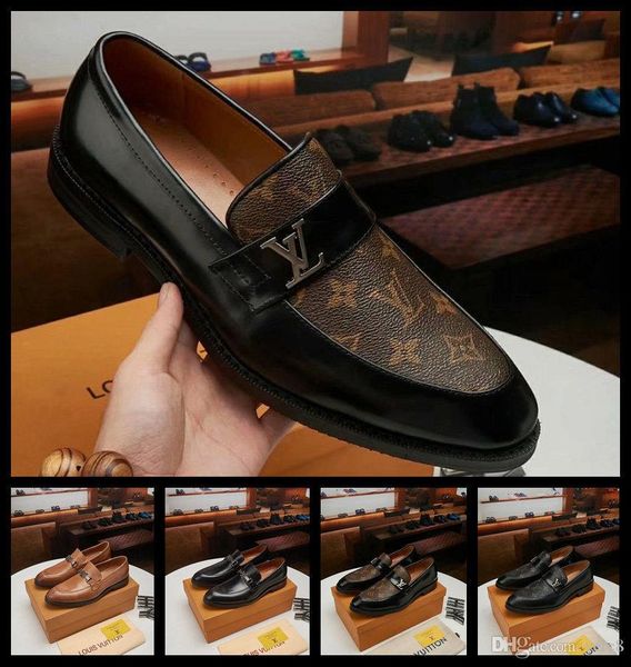 20fw luxury brands genuine leather men loafer shoes men dress shoes leather slip on pointed toe office banquet party wedding shoes men ye3, Black
20fw luxury brands genuine leather men loafer shoes men dress shoes leather slip on pointed toe office banquet party wedding shoes men ye3, Black