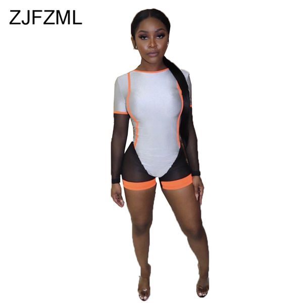 neon green orange striped playsuit women mesh patchwork see through jumpsuit casual sportswear long sleeve skinny bodysuit, Black;white
neon green orange striped playsuit women mesh patchwork see through jumpsuit casual sportswear long sleeve skinny bodysuit, Black;white