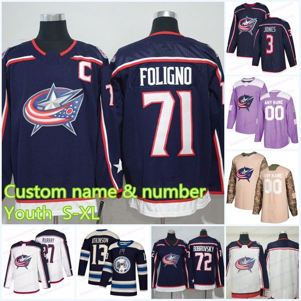 Youth 71 Nick Foligno Columbus Blue Jackets Jersey 72 Sergei Bobrovsky 3 Seth Jones 9 Artemi Panari 14 Gustav Nyquist Sedlak Hockey Jerseys
Youth 71 Nick Foligno Columbus Blue Jackets Jersey 72 Sergei Bobrovsky 3 Seth Jones 9 Artemi Panari 14 Gustav Nyquist Sedlak Hockey Jerseys