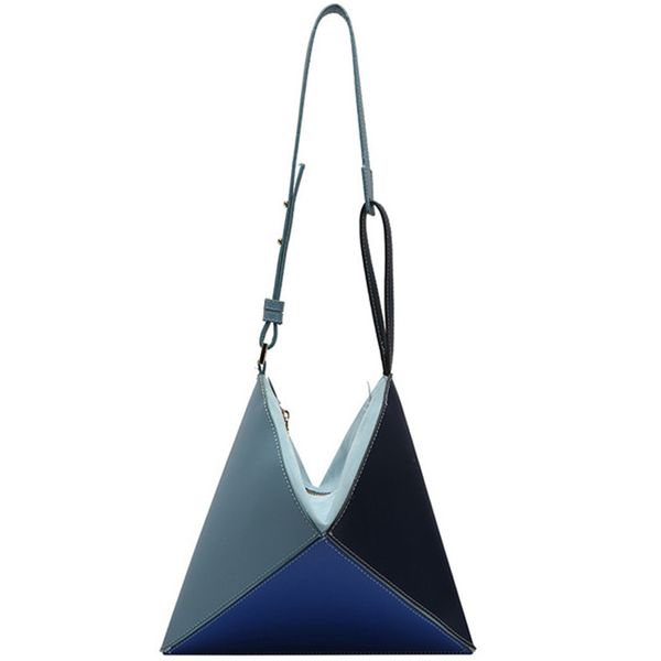 casual geometric triple-cornered shoulder bag, color shoulder bag, ladies messenger bag blue
casual geometric triple-cornered shoulder bag, color shoulder bag, ladies messenger bag blue