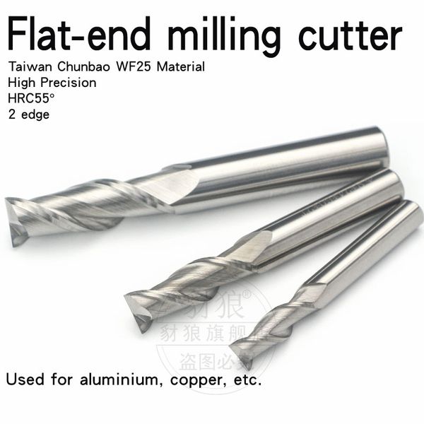 hrc55 2 flute tungsten steel milling cutter aluminum alloy milling cutter keyway milling cutter 1 1.5 2.5 3 4 6 8 10 mm used for aluminium
hrc55 2 flute tungsten steel milling cutter aluminum alloy milling cutter keyway milling cutter 1 1.5 2.5 3 4 6 8 10 mm used for aluminium
