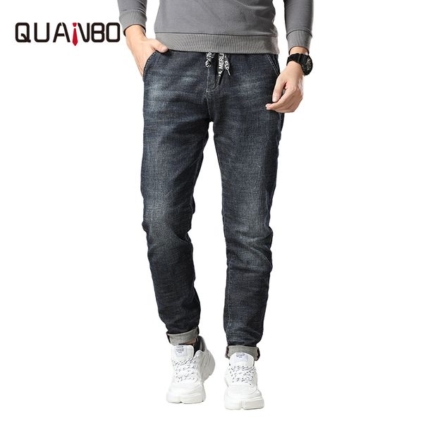 quanbo brand big size jeans 2019 autumn winter new mens loose straight jeans cotton elastic waist casual denim trousers 6xl 7xl, Blue
quanbo brand big size jeans 2019 autumn winter new mens loose straight jeans cotton elastic waist casual denim trousers 6xl 7xl, Blue