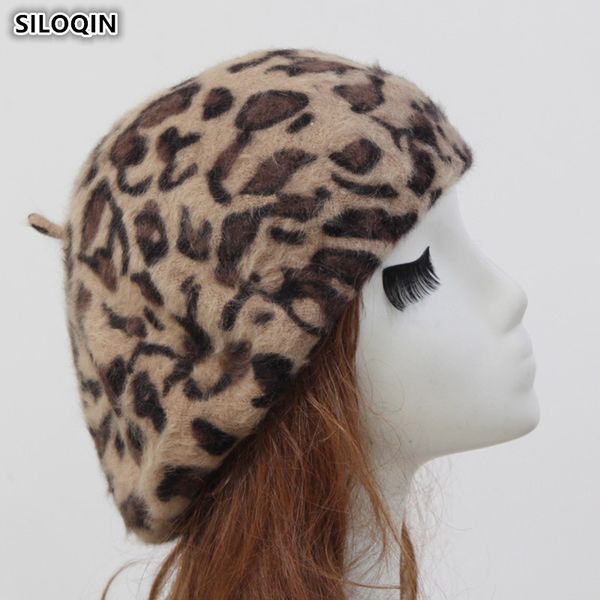 siloqin women's hair leopard berets hat elegant fashion winter warm hats chapeau de femme new hip hop cap for women, Blue;gray
siloqin women's hair leopard berets hat elegant fashion winter warm hats chapeau de femme new hip hop cap for women, Blue;gray