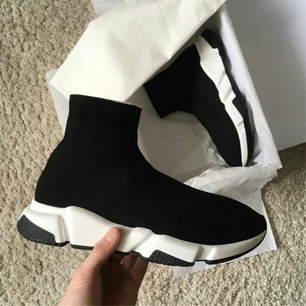 горячие продажи new paris air knit speed trainer тапки женщин людей классический top моды slipon носок обувь сапоги, Black
горячие продажи new paris air knit speed trainer тапки женщин людей классический top моды slipon носок обувь сапоги, Black