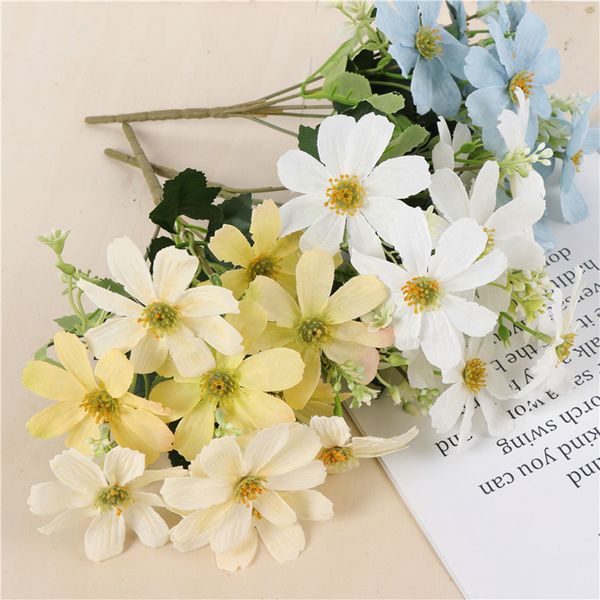 3pcs artificial silk fake 5 heads flower bunch bouquet home l wedding party garden floral decor, 33cm/12.99inch ,blue/white/ pink
3pcs artificial silk fake 5 heads flower bunch bouquet home l wedding party garden floral decor, 33cm/12.99inch ,blue/white/ pink