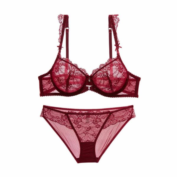 2018 new style europe and america thin yarn lace bra set non-sponge large size girl's bra, Red;black
2018 new style europe and america thin yarn lace bra set non-sponge large size girl's bra, Red;black