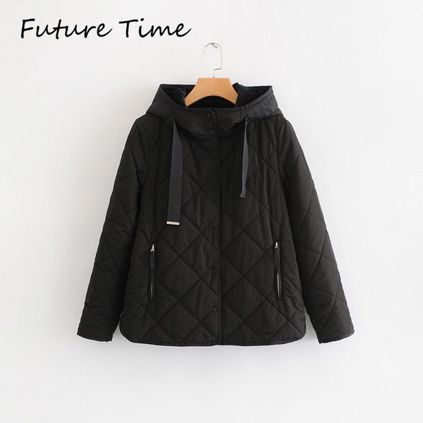 future time autumn winter thick solid cotton women overcoat loose hooded zipper cotton warm coat vintage pocket female jacket, Black
future time autumn winter thick solid cotton women overcoat loose hooded zipper cotton warm coat vintage pocket female jacket, Black