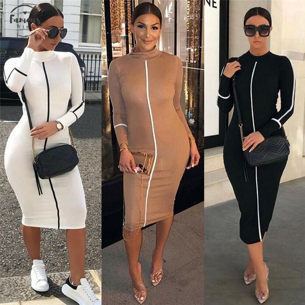 high street womens knee length dress весна 2020 новый контрастный цвет с длинным рукавом темперамент карандаш платье водолазка bodycon dress, Black;gray
high street womens knee length dress весна 2020 новый контрастный цвет с длинным рукавом темперамент карандаш платье водолазка bodycon dress, Black;gray