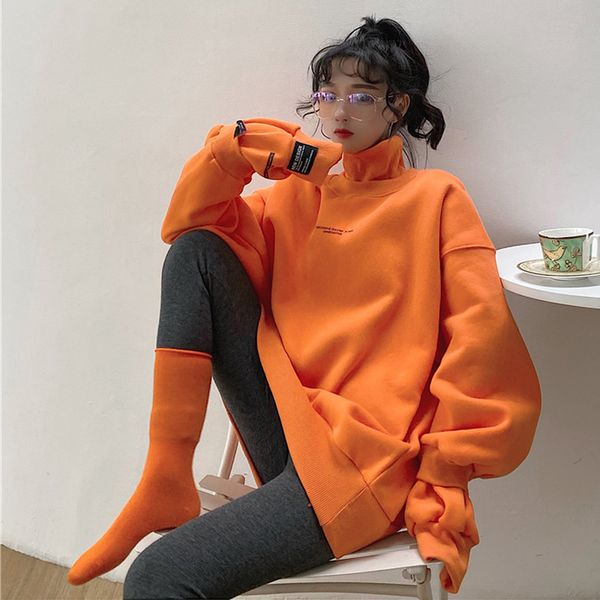 2020 spring autumn new black printed letter turtleneck plus velvet thick warm pullover coats korean plus size sweatshirt
2020 spring autumn new black printed letter turtleneck plus velvet thick warm pullover coats korean plus size sweatshirt
