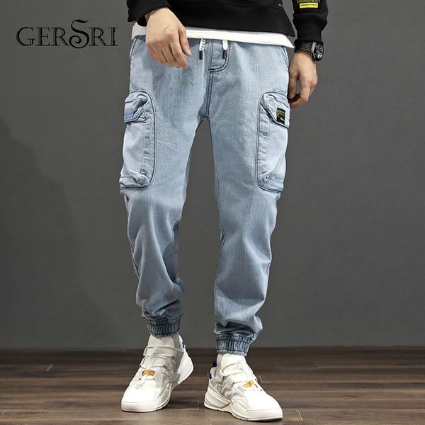 gersri jeans men autumn spring loose pocket jeans plus size light blue denim men big pockets trousers young 28-42
gersri jeans men autumn spring loose pocket jeans plus size light blue denim men big pockets trousers young 28-42
