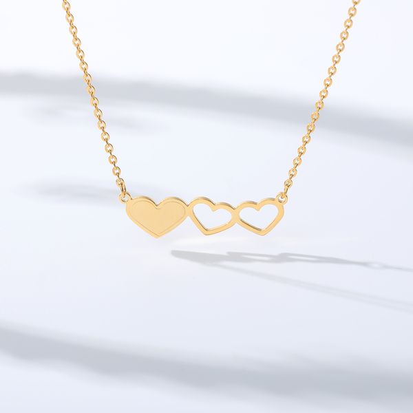 love heart подвесной ожерелье женщины collares mujer золота нержавеющей стали цепи choker ожерелье ювелирных аксессуаров невесты подарков, Silver
love heart подвесной ожерелье женщины collares mujer золота нержавеющей стали цепи choker ожерелье ювелирных аксессуаров невесты подарков, Silver
