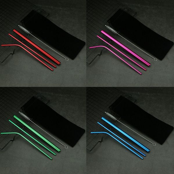metal straws sets eco friendly reusable straws stainless steel smoothies drinking straws set with brush travel bag 10 colors cyl-yw4057
metal straws sets eco friendly reusable straws stainless steel smoothies drinking straws set with brush travel bag 10 colors cyl-yw4057