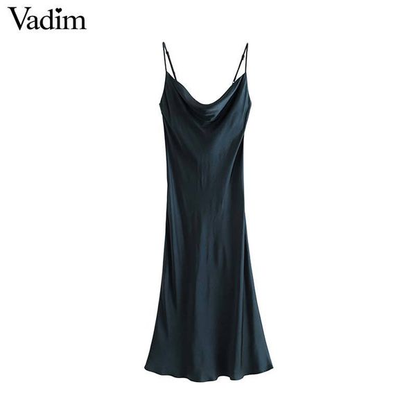 vadim women retro solid midi dress v neck adjustable straps female casual fashion mid calf dresses vestidos mujer qc904, Black;gray
vadim women retro solid midi dress v neck adjustable straps female casual fashion mid calf dresses vestidos mujer qc904, Black;gray