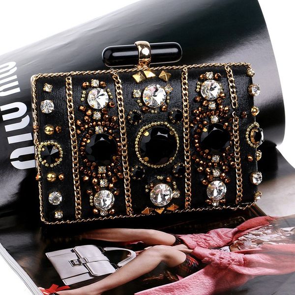 embroidery women handbags beaded chain accessory metal day clutches party wedding evening bags one side diamonds purse
embroidery women handbags beaded chain accessory metal day clutches party wedding evening bags one side diamonds purse