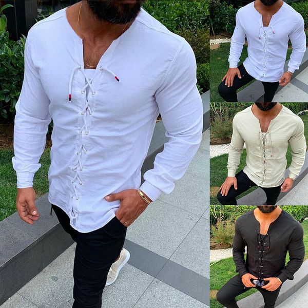 cotton shirts men 2019 autumn fleece lace up sweatshiers casual solid color long sleeve sweatwears slim fie male fashion shirts, White;black
cotton shirts men 2019 autumn fleece lace up sweatshiers casual solid color long sleeve sweatwears slim fie male fashion shirts, White;black