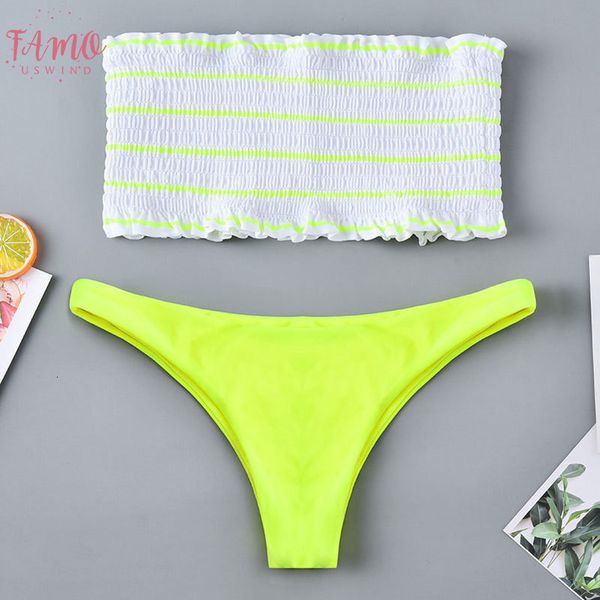 off shoulder strapless bikini 2020 women neon yellow micro swimwear beach bathing suit push up thong swimsuit biquini, White;black
off shoulder strapless bikini 2020 women neon yellow micro swimwear beach bathing suit push up thong swimsuit biquini, White;black
