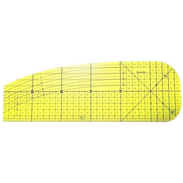 30cm ironing measuring ruler patchwork sewing tools for clothing making, Black