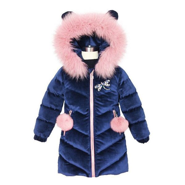2019 new children's winter jacket for girls good quality thicken girls fur hooded velvet girls fashion jackets outerwear 3-12yrs, Blue;gray
2019 new children's winter jacket for girls good quality thicken girls fur hooded velvet girls fashion jackets outerwear 3-12yrs, Blue;gray