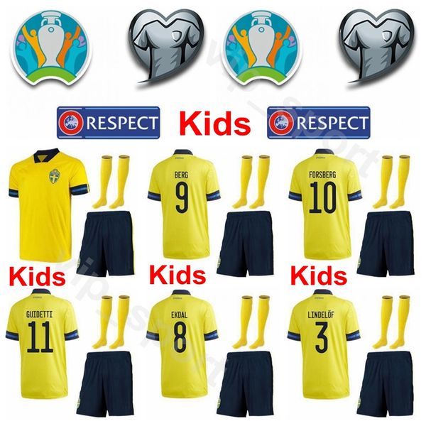 sweden youth soccer jersey ibrahimovic socks set hedlund kacaniklic berg larsson danielson andersson 2020 euro football shirt kits children, Black
sweden youth soccer jersey ibrahimovic socks set hedlund kacaniklic berg larsson danielson andersson 2020 euro football shirt kits children, Black