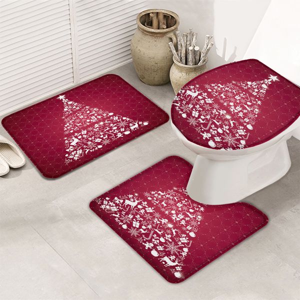3 шт набор для ванной комнаты red merry christams ванна set туалет обложка mat пьедестал ковер non-slip ванной ковер set
3 шт набор для ванной комнаты red merry christams ванна set туалет обложка mat пьедестал ковер non-slip ванной ковер set
