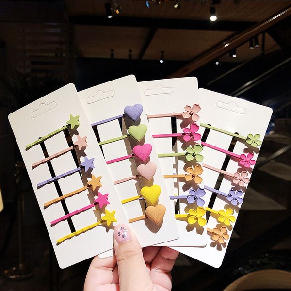 6pcs/set new girls cute colorful heart star flower alloy barrettes lovely hair clips headband hairpins fashion hair accessories, Slivery;white
6pcs/set new girls cute colorful heart star flower alloy barrettes lovely hair clips headband hairpins fashion hair accessories, Slivery;white
