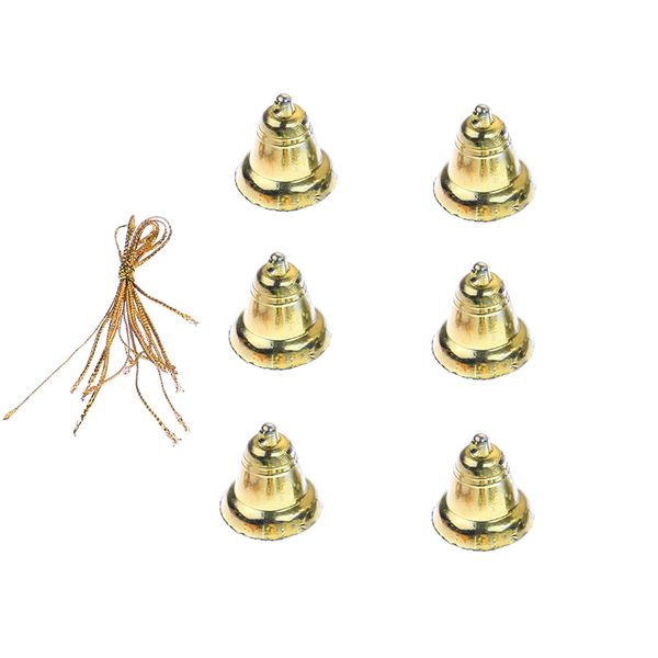 6pcs handmade golden plastic bells diy jewelry accessories home party wedding decoration christmas tree ornaments
6pcs handmade golden plastic bells diy jewelry accessories home party wedding decoration christmas tree ornaments