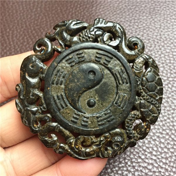 other fashion accessories wen play ancient jade gossip four god beasts hang-up antique old jade, Silver
other fashion accessories wen play ancient jade gossip four god beasts hang-up antique old jade, Silver