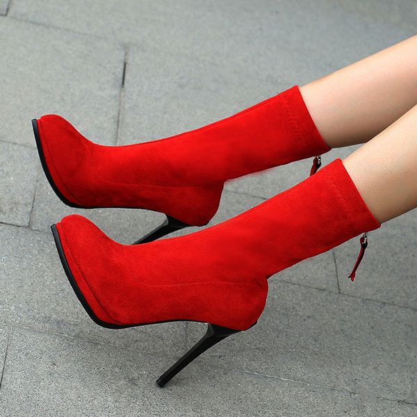 sarairis 2019 big size 43 sock boots women shoes woman thin high heels party wedding lady shoes woman boots, Black
sarairis 2019 big size 43 sock boots women shoes woman thin high heels party wedding lady shoes woman boots, Black