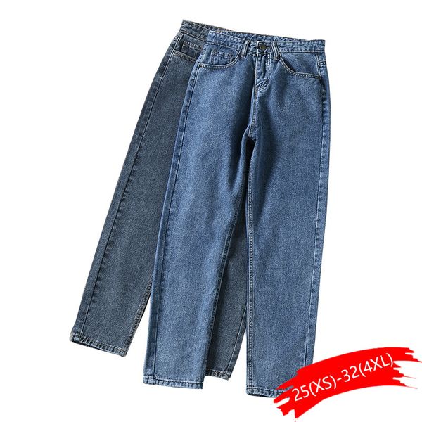 women plus size jeans high waist boyfriend style jeans for women mom 2019 new spring cotton blue denim pant harem casual
women plus size jeans high waist boyfriend style jeans for women mom 2019 new spring cotton blue denim pant harem casual