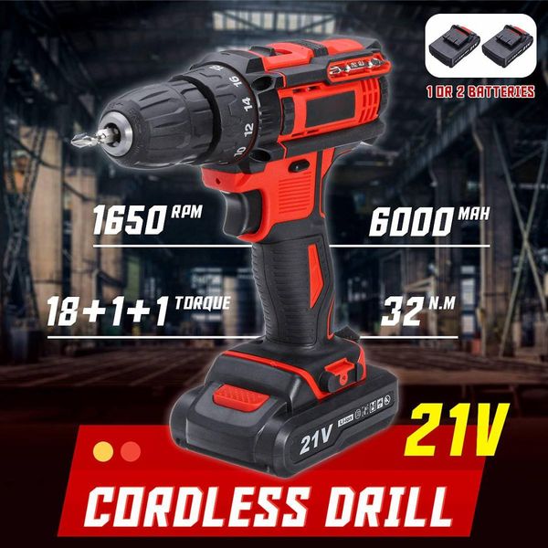 21v power tool handheld electric drill lithium cordless drill household rechargeable electric screwdriver with bag
21v power tool handheld electric drill lithium cordless drill household rechargeable electric screwdriver with bag