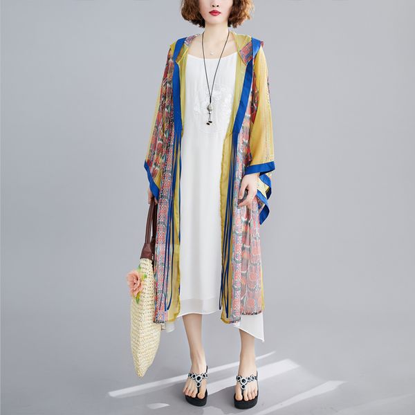 thin sun production clothing open stitch for women vintage national printed hooded cardigans beach outwear long shirts mujer, White
thin sun production clothing open stitch for women vintage national printed hooded cardigans beach outwear long shirts mujer, White