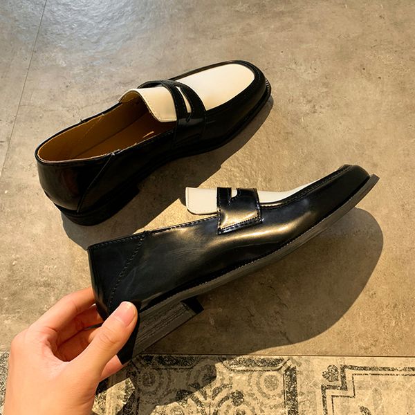 2019 women shoes oxfords women's square toe autumn british style casual female sneakers modis dress leather fall preppy cute, Black
2019 women shoes oxfords women's square toe autumn british style casual female sneakers modis dress leather fall preppy cute, Black