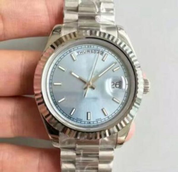 2019 new president mens watch sweep automatic movement mechanical wathet face date silver stainess sapphire original clasp men watches, Slivery;brown
2019 new president mens watch sweep automatic movement mechanical wathet face date silver stainess sapphire original clasp men watches, Slivery;brown