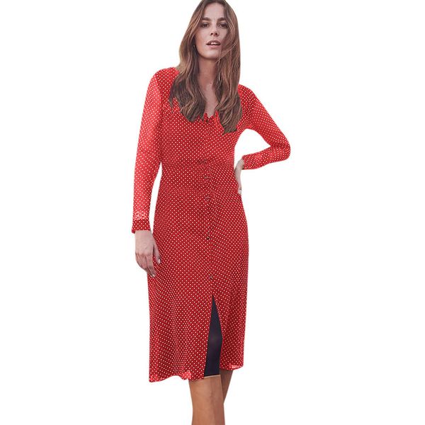 casual dresses womens v-neck boho chiffon dots lady beach summer sundrss dress women vestidos de fiesta robe femme #25, Black;gray
casual dresses womens v-neck boho chiffon dots lady beach summer sundrss dress women vestidos de fiesta robe femme #25, Black;gray