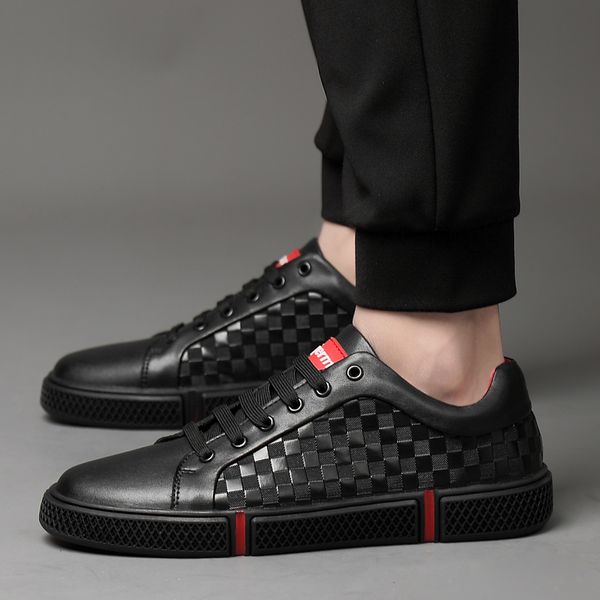 genuine leather concise men business dress shoes breathable lace up spring formal wedding party basic shoes for men, Black
genuine leather concise men business dress shoes breathable lace up spring formal wedding party basic shoes for men, Black
