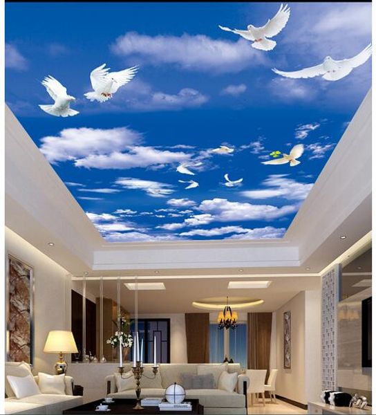3d ceiling murals wallpaper custom p simple blue sky white clouds flying pigeons home decor 3d wall mural wallpaper for walls 3 d
3d ceiling murals wallpaper custom p simple blue sky white clouds flying pigeons home decor 3d wall mural wallpaper for walls 3 d