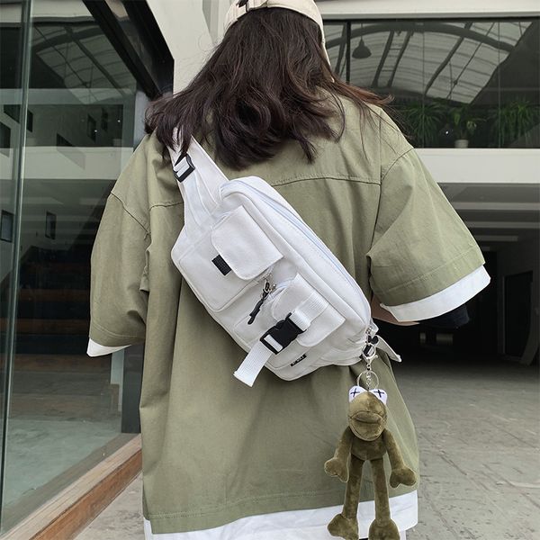 original design fashion casual canvas cool single shoulder diagonal bag chest bag waist width 25cm height 18cm thickness 6cm
original design fashion casual canvas cool single shoulder diagonal bag chest bag waist width 25cm height 18cm thickness 6cm