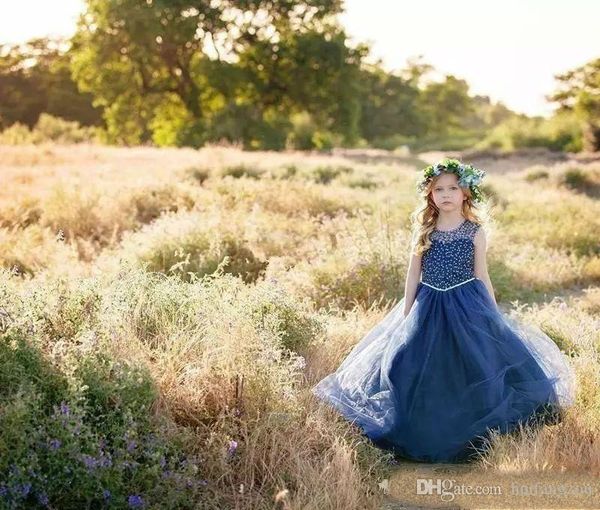 lovely navy blue flower girl dresses jewel sleeveless sequins major beading girls pageant dress custom made kids formal wear, White;blue
lovely navy blue flower girl dresses jewel sleeveless sequins major beading girls pageant dress custom made kids formal wear, White;blue