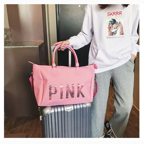 Pink sugao designer women duffle bag luxury nylon tote bags large capacity travel bags famous brand handbags high quality shoulder handbags
Pink sugao designer women duffle bag luxury nylon tote bags large capacity travel bags famous brand handbags high quality shoulder handbags