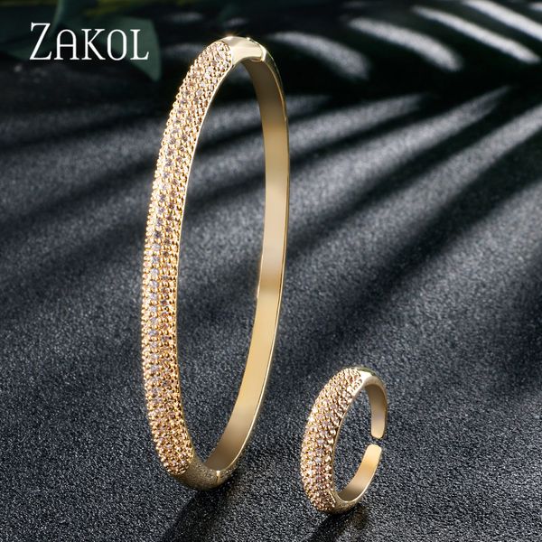 zakol vintage micro inlay cubic zirconia shiny classic bracelet ring set for women anniversary birthday gift jewelry fssp1007, Silver
zakol vintage micro inlay cubic zirconia shiny classic bracelet ring set for women anniversary birthday gift jewelry fssp1007, Silver