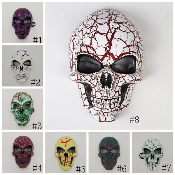 halloween crack skull mask skeleton horror mask scream masquerade frightened masks full face retro party masks an2735
halloween crack skull mask skeleton horror mask scream masquerade frightened masks full face retro party masks an2735