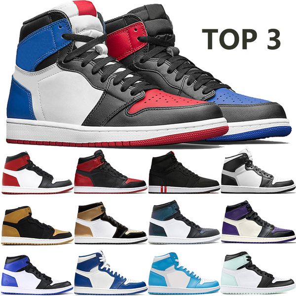 1 high og men basketball shoes 1s 3 homage to home banned unc game royal god toe mens designer sneakers
1 high og men basketball shoes 1s 3 homage to home banned unc game royal god toe mens designer sneakers
