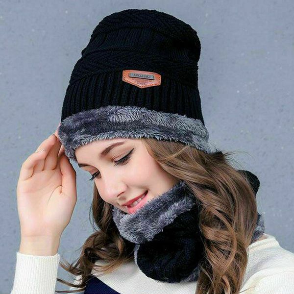 men winter warm hat scarf sets soft knitted hat scarf set skullies beanies hats women knitting crochet caps fashion new, Blue;gray
men winter warm hat scarf sets soft knitted hat scarf set skullies beanies hats women knitting crochet caps fashion new, Blue;gray