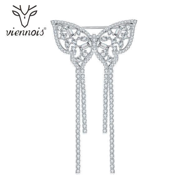 viennois butterfly brooch for women silver color zircon classic rhinestone decoration pins winter gift 2019, Gray
viennois butterfly brooch for women silver color zircon classic rhinestone decoration pins winter gift 2019, Gray