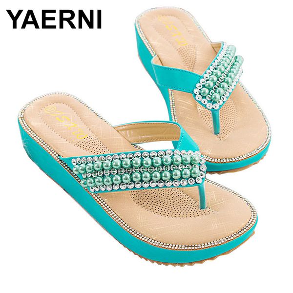 yaerni 2020 summer new fashion diamond beads clip toe non-slip sandals woman pu leather thongs women flat fashion slippers, Black
yaerni 2020 summer new fashion diamond beads clip toe non-slip sandals woman pu leather thongs women flat fashion slippers, Black