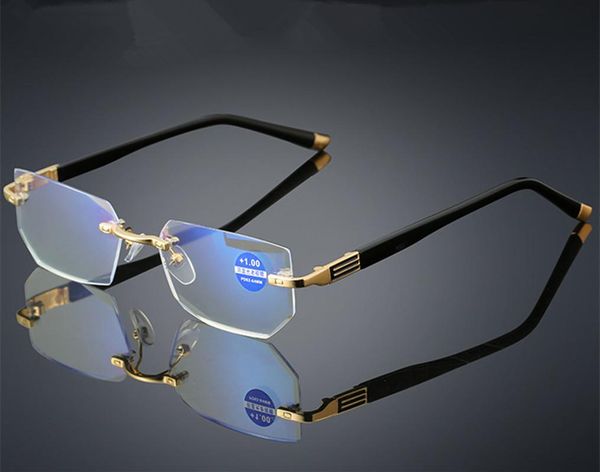 anti blue ray reading glasses women dimond cutting rimless eyewear men anti fatigue hyperopia presbyopic glasses +1.5, White;black
anti blue ray reading glasses women dimond cutting rimless eyewear men anti fatigue hyperopia presbyopic glasses +1.5, White;black