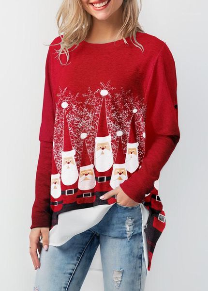 apparel womens autumn desinger christmas tshirts crew neck long sleeve santa claus print female clothing festival styel casual, White
apparel womens autumn desinger christmas tshirts crew neck long sleeve santa claus print female clothing festival styel casual, White